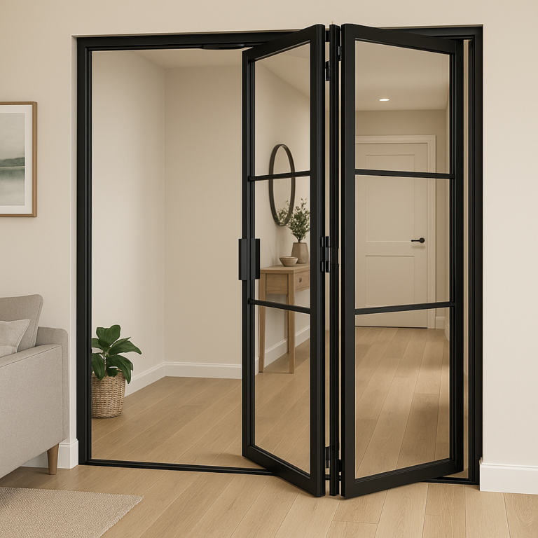 Internal steel bifold doors