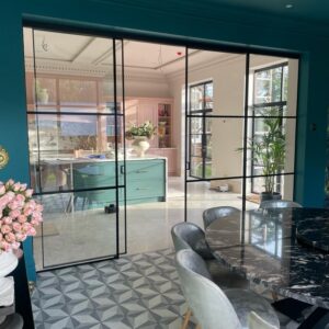 Internal steel door