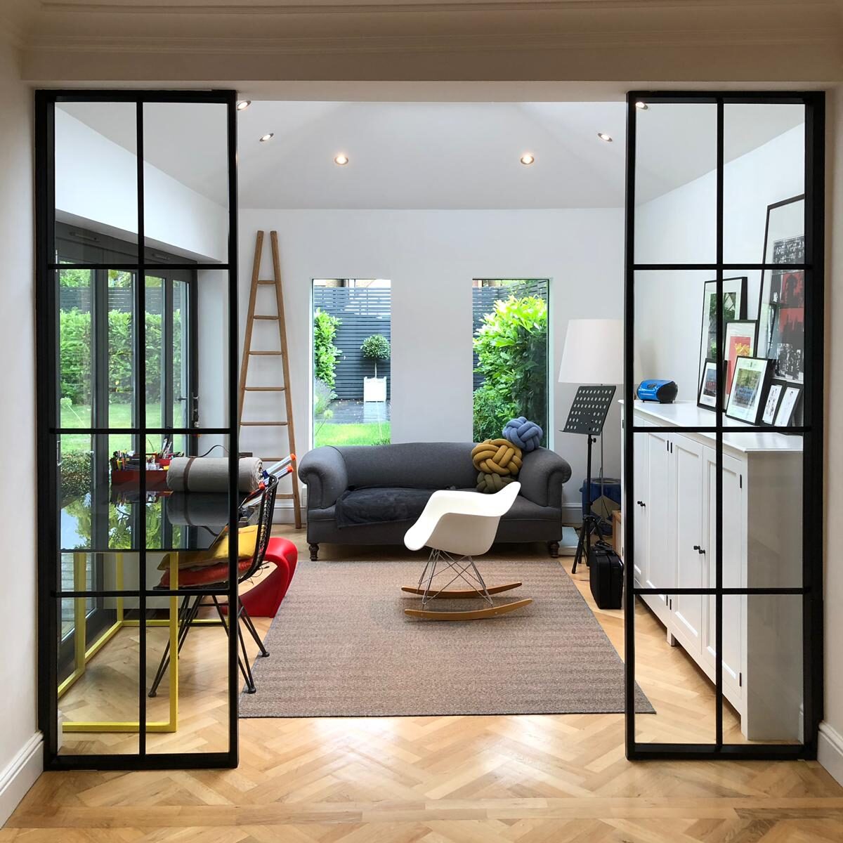 Internal steel door
