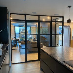 Internal steel door