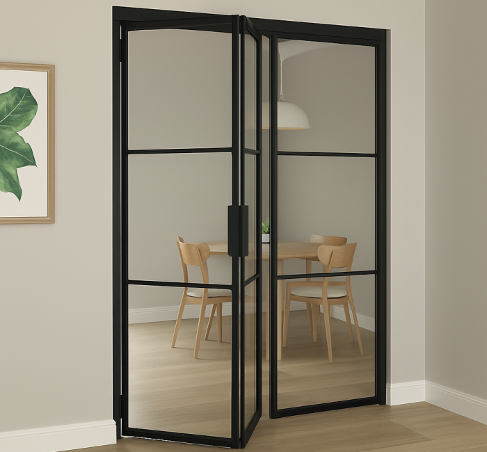 internal steel bifold door