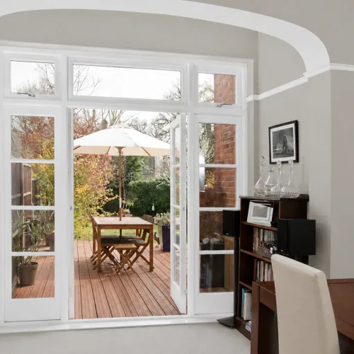 timber french doors